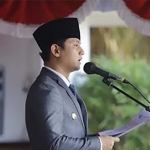 Bupati Arifin saat peringatan Harlah Pancasila di Pendopo Trenggalek.