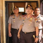 Kapolres Malang saat mendampingi Kapolda Jawa Timur sidak ke rutan Polres Malang.