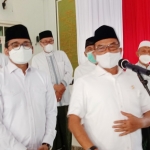 Kepala Staf Kepresidenan (KSP) Indonesia Dr. H. Moeldoko apresiasi peran ulama Bangkalan dalam penanganan Covid-19.