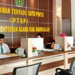 Suasana kantor Kemenag Bangkalan.