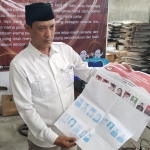 Temuan surat suara rusak saat proses sortir dan lipat di KPU Kota Kediri (dok. ist)