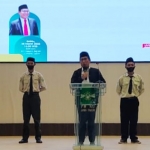 Abdul Halim Iskandar memberikan motivasi kepada para kader IPNU se Jawa Timur yang hadir dalam Millenual Summit 2022 di PWNU Jatim. foto: ist.