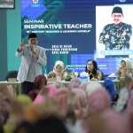 Workshop Inspirative Teachers dengan tema The 21st Century Teaching and Learning Models di Kota Kediri. Foto: Ist