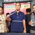 Kasatreskrim Polres Jombang, AKP Giadi Nugroho saat pers rilis, Rabu (4/1/2023)