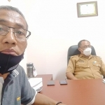 Wartawan HARIAN BANGSA, Supardi, saat bertemu dengan Rd.