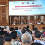 Suasana Rakor Kesiapsiagaan dalam rangka persiapan Pemilu 2019.