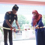 Kepala Kejaksaan Negeri Batu Agus Rujito, saat peresmian Rumah Restorative Justice (RJ) SMA/SMK/SLB di SMAN 1 Batu, Kamis (23/2/2023).