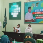 Anggota DPR RI Fraksi PKB Syafiuddin Asmoro melakukan Safari Ramadan bersama Perempuan Bangsa (PB) Bangkalan, Badan Otonom (Banom) Partai Kebangkitan Bangsa (PKB), di Graha Kebangkitan Bangsa, Rabu (21/4/2021). (foto: ist)