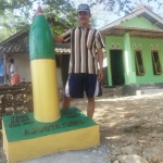 Tugu peluru yang dibangun sebagai prasasti dan tanda bahwa TMMD pernah singgah di Desa Kedungsalam Kecamatan Donomulyo, Kabupaten Malang.