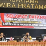 Kunjungan Irwasda Polda Jatim ke Polresta Banyuwangi

