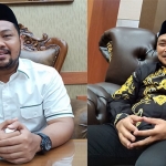 Kolase foto: Bupati Gresik, Fandi Akhmad Yani, dan Ketua DPRD Gresik, Much Abdul Qodir.