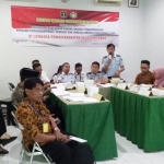 Suasana diskusi membahas RUU Pemasyarakatan di ruang pertemuan Lapas setempat, Kamis (26/9).