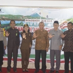 Jajaran pimpinan KPK bersama Bupati Ngawi Ir. Budi Sulistyono.