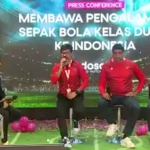 Kegiatan saat press conference Membawa Pengalaman Kelas Dunia ke Indonesia secara virtual.