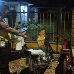 Beberapa motor yang berhasil diamankan Satlantas Polres Sumenep dalam operasi skala besar, Minggu (2/8/2020) dini hari. (foto: ist).