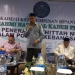 KH Asad Said Ali saat memberi sambutan.