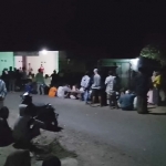 Suasana rumah korban saat kejadian.