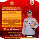 Imbauan kepada masyarakat terkait isu penculikan anak oleh Kapolres Madiun Kota. Foto: IG Polres Madiun Kota