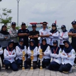 Kontingen PMI Kota Mojokerto saat memamerkan hasil prestasi.