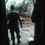 Salah satu kondisi rumah korban puting beliung.