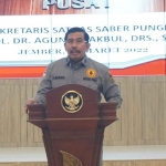 Sekretaris Satgas Saber Pungli Pusat, Irjen Pol Agung Makbul, saat menghadiri sosialisasi dan edukasi di Jember.