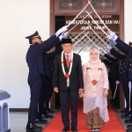 Pengantar purna tugas Imam Jauhari sebagai Kanwil Kemenkumham Jatim. Foto: Humas Kemenkumham Jatim.