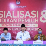 KPU Jatim saat menggelar sosialisasi Pemilu 2024 di Jember. Foto: Ist