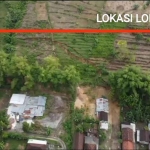 Lokasi longsor di Tulungagung.