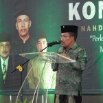 Wakil Wali Kota Batu, Punjul Santoso dalam sambutanya pada  acara Konferensi Cabang  (Konfercab) V.  