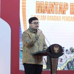 Bupati Kediri, Hanindhito Himawan Pramana, saat memberi sambutan. Foto: Ist