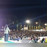 Gus Miftah saat menyampaikan ceramah dalam acara Festival Muharram yang digelar Pemkab Tuban.