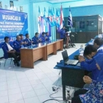 Suasana Musancab III DPC Partai Demokrat Kabupaten Pacitan.