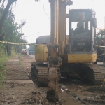 Pengerjaan proyek SPAM (Sistem Penyediaan Air Minum) di Kabupaten Pasuruan. (foto: ist)