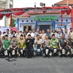 Forkopimda Pasuruan Raya saat hadir dalam acara peringatan HPN 2023 yang digelar PWI Pasuruan.