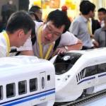 Inilah miniatur kereta Bandung-Jakarta cepat yang disiapkan oleh pihak pelaksana proyek dari Cina. Foto: liputan6.com