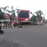 Videotron di Blitar yang dibiarkan mati.