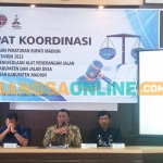 Sosialisasi Perbup Madiun 23/2023 di Kecamatan Jiwan. Foto: HENDRO SUHARTONO/BANGSAONLINE