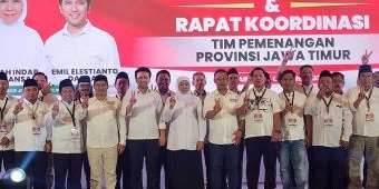 Rapat Konsolidasi Tim Pemenangan Pilgub Jatim, Khofifah Tekankan Politik Santun