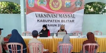 Bantu Percepat Capaian Vaksin, Sasaran Vaksinasi Covid-19 BIN Jatim di Blitar Diperluas