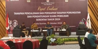 Jelang Pelaksanaan Pilkada 2024, KPU Kota Mojokerto Gelar Rapat Evaluasi dengan Jajaran Stakeholder