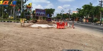 Masuk Desember, Proyek Box Culvert Perkotaan Gresik Belum Rampung