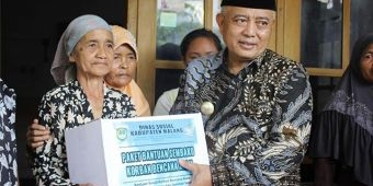 Bupati Sanusi Tinjau Warga Terdampak Puting Beliung di Jabung Malang