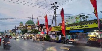 Polres Tulungagung Buat Pos Pelayanan dan Pengamanan di Titik Rawan Macet