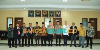 Wujudkan Pemilu 2024 Damai, Kapolres Gresik Rangkul Tokoh Agama