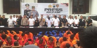 Ungkap Hasil Operasi Sikat Semeru 2024, Polrestabes Surabaya Amankan 243 Pelaku Kejahatan
