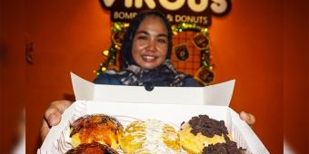 Berkat Kreasi Roti Bomboloni dan Donat, Ibu di Sidoarjo Kebanjiran Orderan Hampers Lebaran