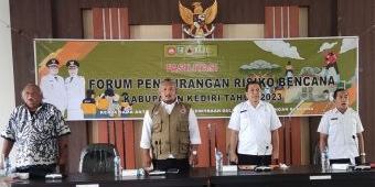 BPBD Fasilitasi Pembentukan Pos Lapangan FPRB Kabupaten Kediri