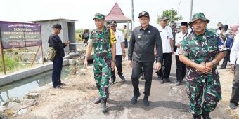 Tim Wasev Mabesad Tinjau Lokasi TMMD ke-120 Sidoarjo