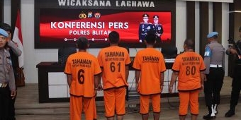 Curi 100 Batang Kayu Jati di Lahan Perhutani, Empat Pria di Blitar Diamankan Polisi