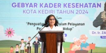 Berikut Ajakan Pj Wali Kota Kediri saat Buka Gebyar Kader Kesehatan